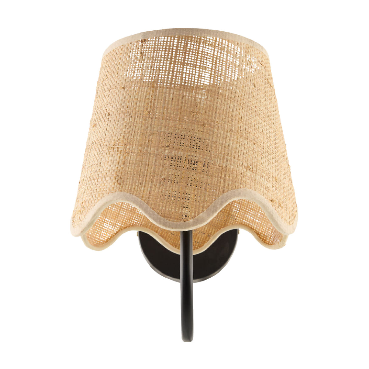   Modern European furniture - Scalloped Rattan Wall Lamp - www.oroa.com | Oroa.com