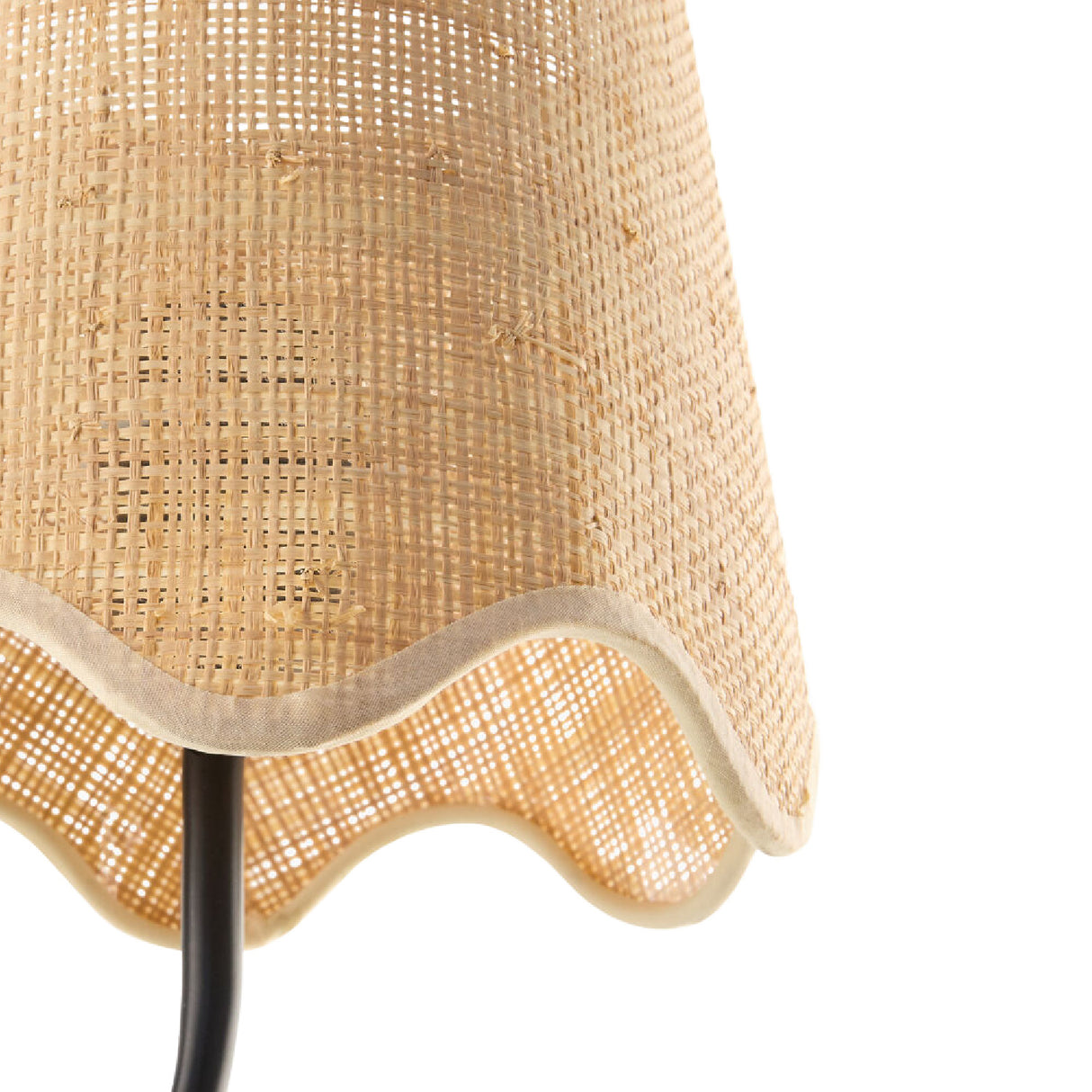   Modern European furniture - Scalloped Rattan Wall Lamp - www.oroa.com | Oroa.com