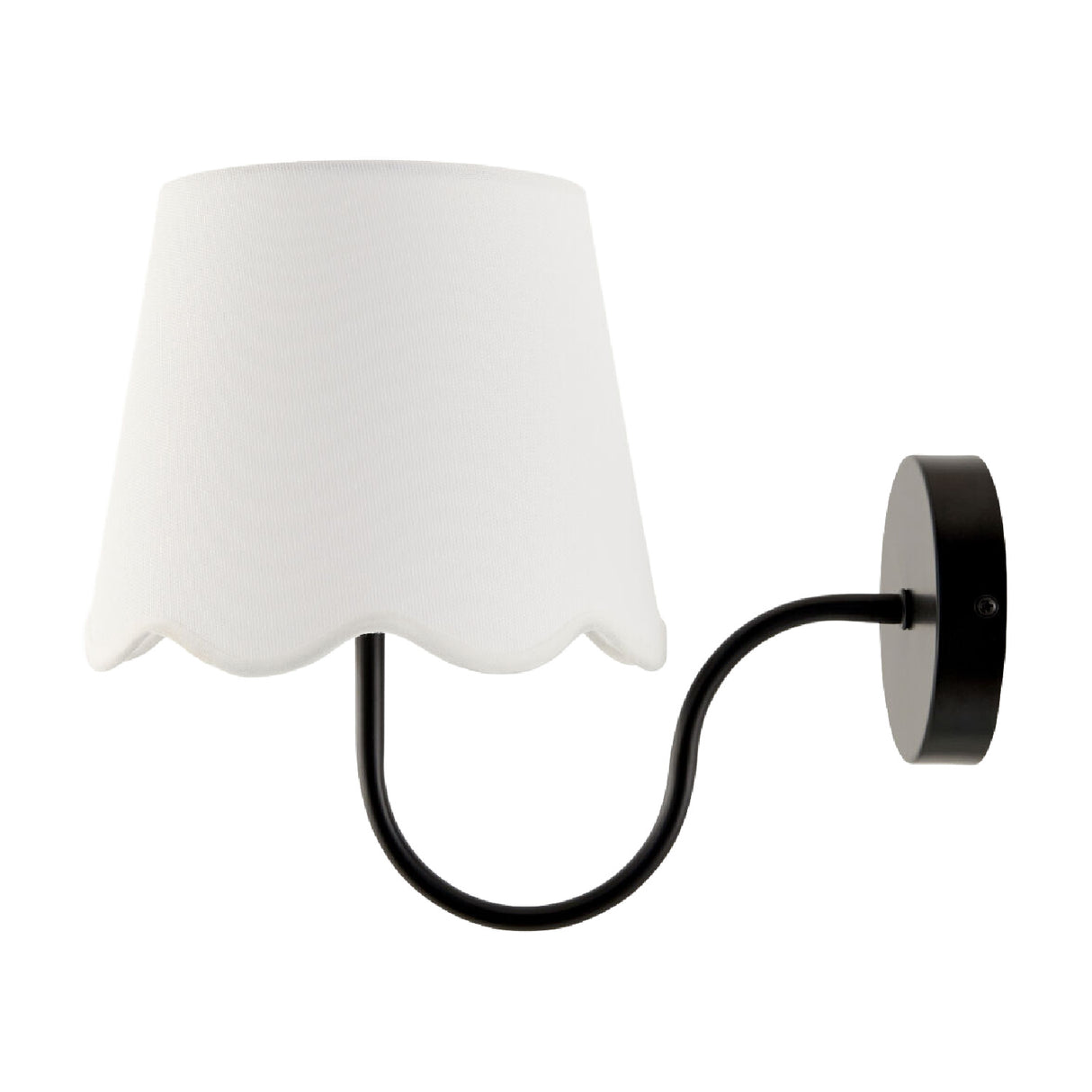   Scalloped Linen Wall Lamp | Oroa.com