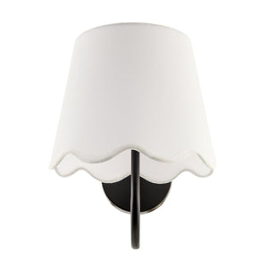   Scalloped Linen Wall Lamp | Oroa.com