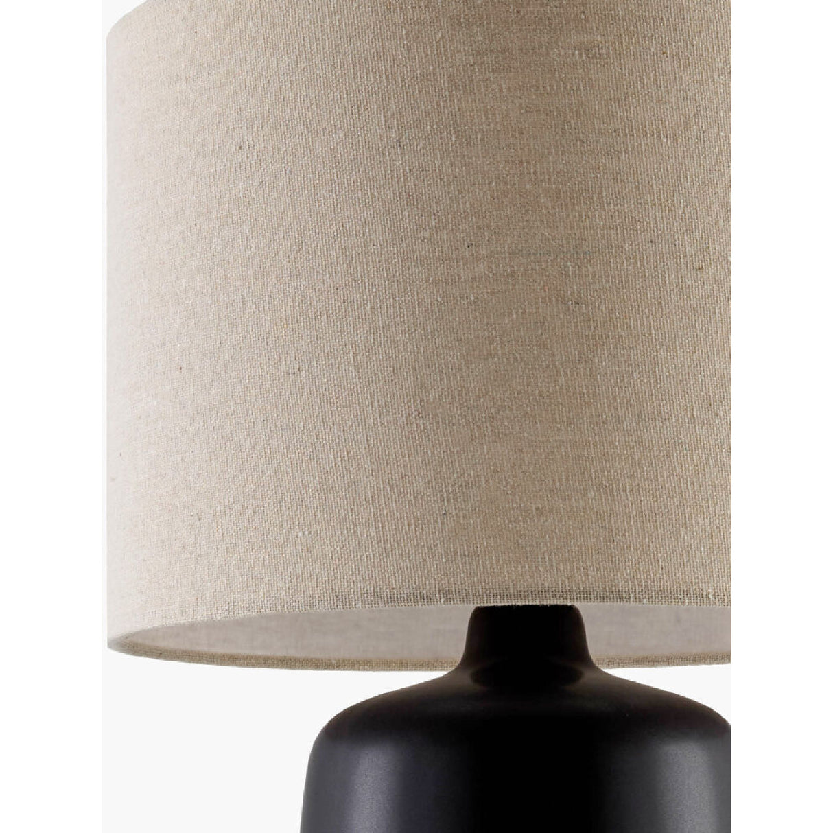   Beige Linen Ceramic Table Lamp L | Oroa.com