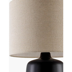   Beige Linen Ceramic Table Lamp L | Oroa.com
