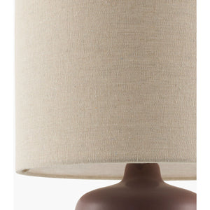   Beige Linen Ceramic Table Lamp L | Oroa.com