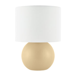   Round Glazed Ceramic Table Lamp | Oroa.com