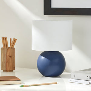   Round Glazed Ceramic Table Lamp | Oroa.com