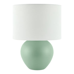   White Linen Ceramic Table Lamp | Oroa.com