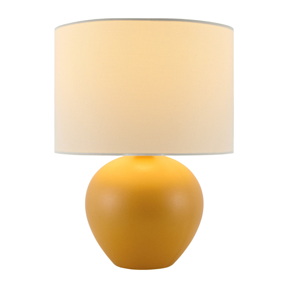   White Linen Ceramic Table Lamp | Oroa.com