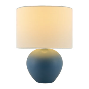   White Linen Ceramic Table Lamp | Oroa.com