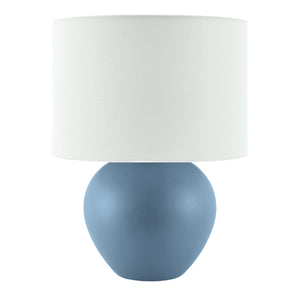   White Linen Ceramic Table Lamp | Oroa.com