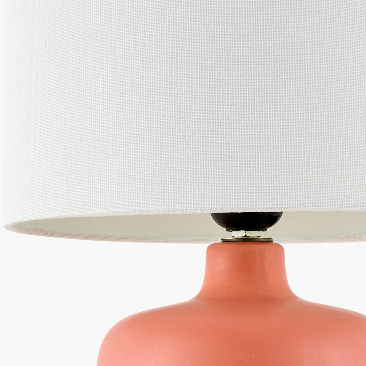   White Jute Ceramic Table Lamp | Oroa.com