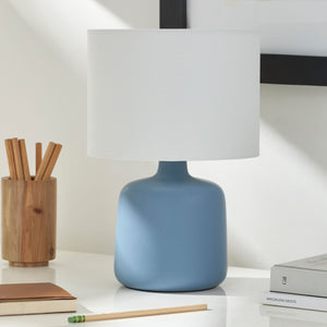   White Jute Ceramic Table Lamp | Oroa.com