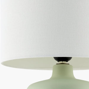   White Jute Ceramic Table Lamp | Oroa.com