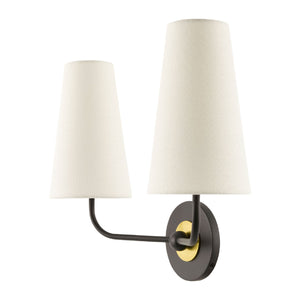   Elongated Dual-Shade Wall Lamp | Oroa.com