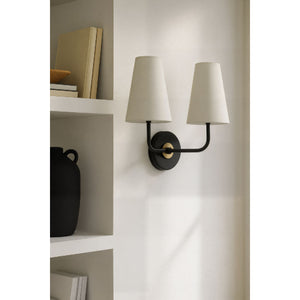   Elongated Dual-Shade Wall Lamp | Oroa.com