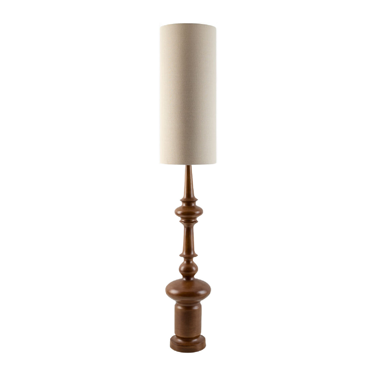   Cylindrical Linen Shade Floor Lamp | Oroa.com