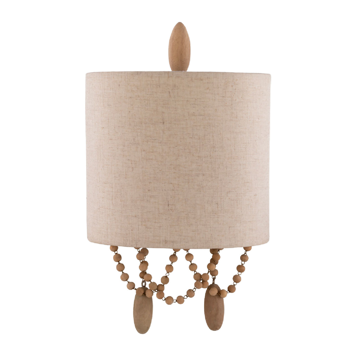   Modern European furniture - Beige Linen Beaded Wall Lamp - www.oroa.com | Oroa.com