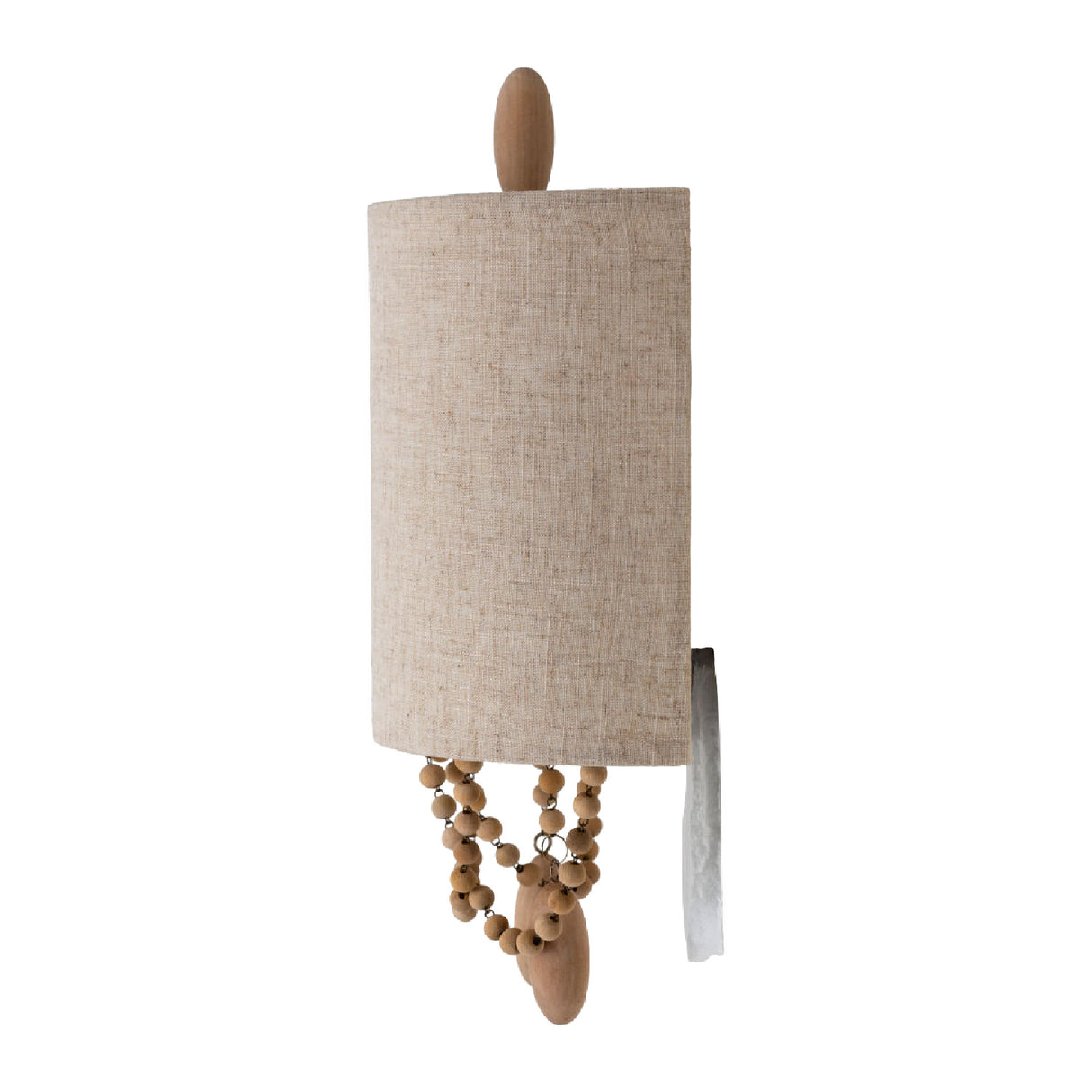   Modern European furniture - Beige Linen Beaded Wall Lamp - www.oroa.com | Oroa.com