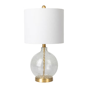   Modern European furniture - Crackle Clear Glass Table Lamp - www.oroa.com | Oroa.com
