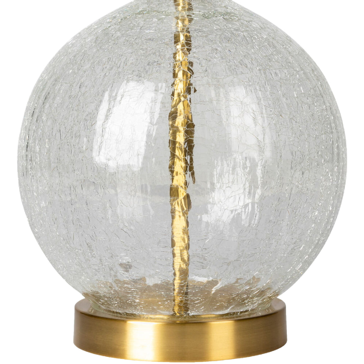   Modern European furniture - Crackle Clear Glass Table Lamp - www.oroa.com | Oroa.com