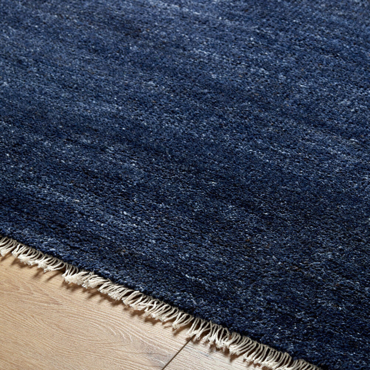   Modern European furniture - Hand-Knotted Wool Fringed Square Carpet - www.oroa.com | Oroa.com