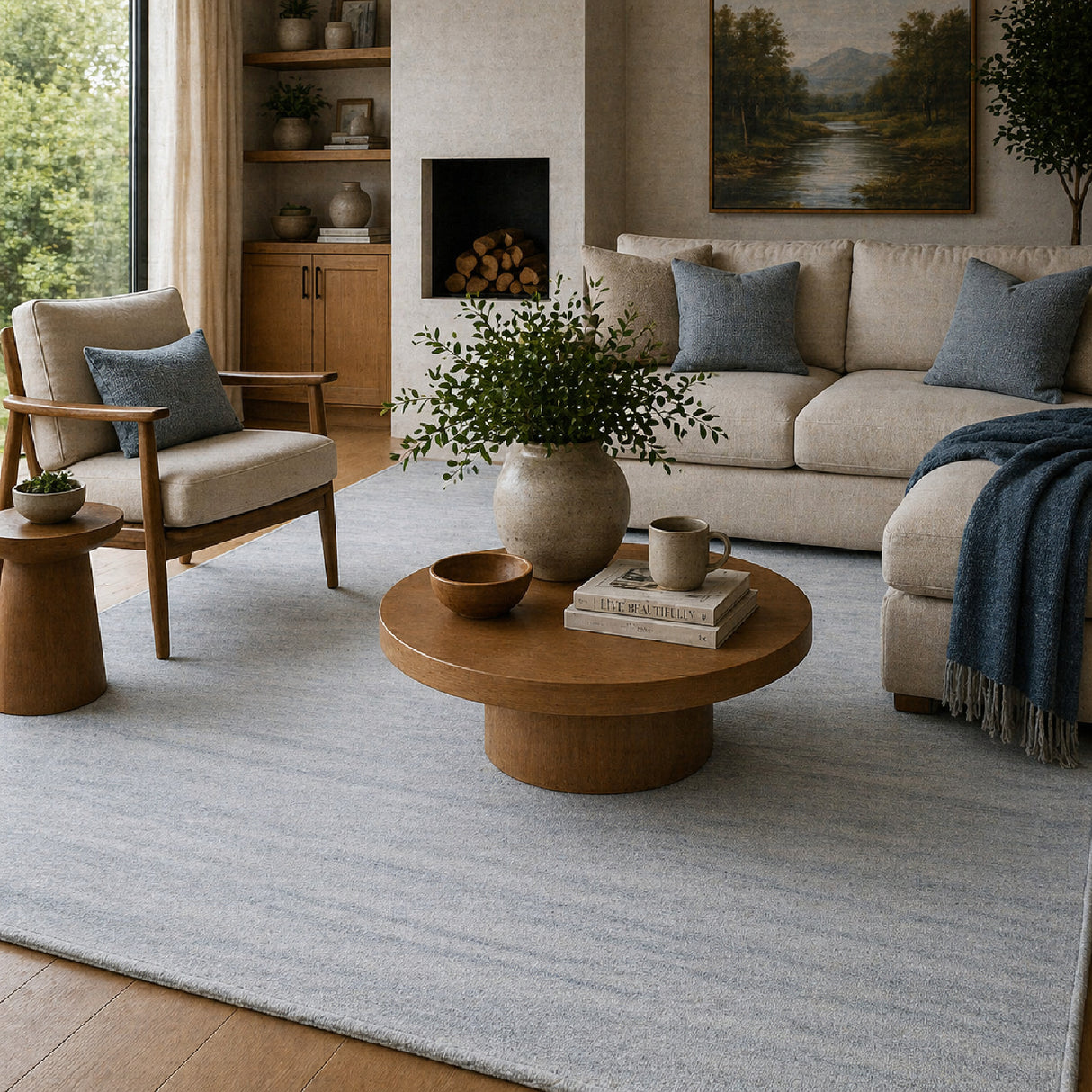   Modern European furniture - Hand-Knotted Wool Fringed Carpet - www.oroa.com | Oroa.com