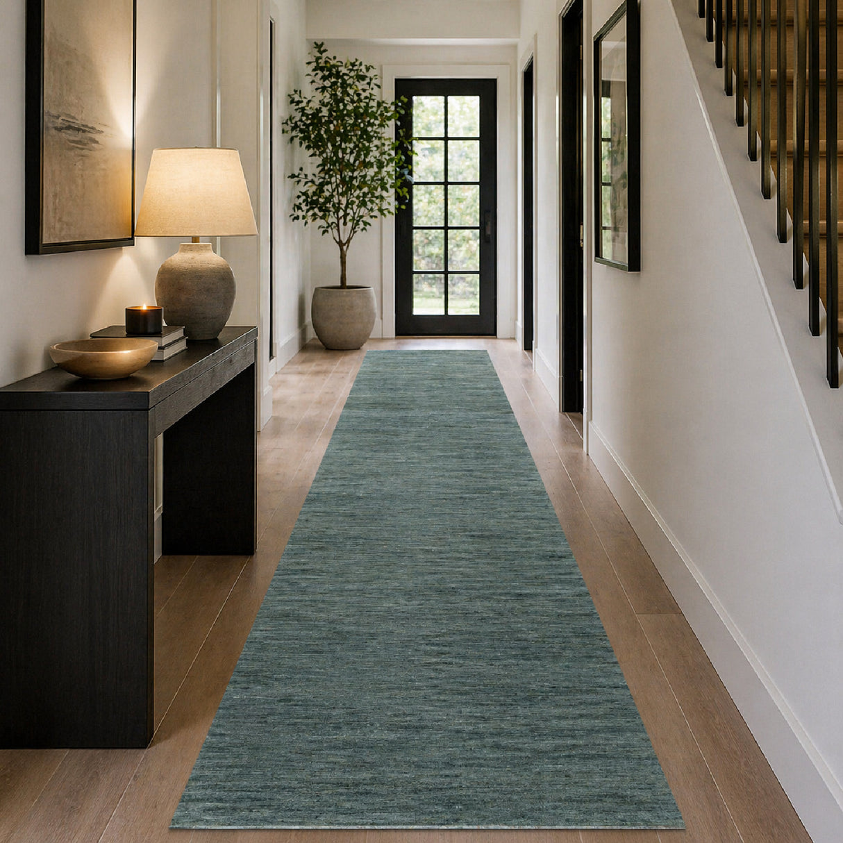   Modern European furniture - Hand-Knotted Wool Table Runner - www.oroa.com | Oroa.com