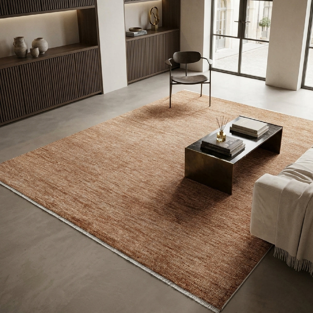   Modern European furniture - Hand-Knotted Wool Fringed Carpet - www.oroa.com | Oroa.com