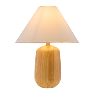   Beige Wood Veneer Table Lamp | Oroa.com