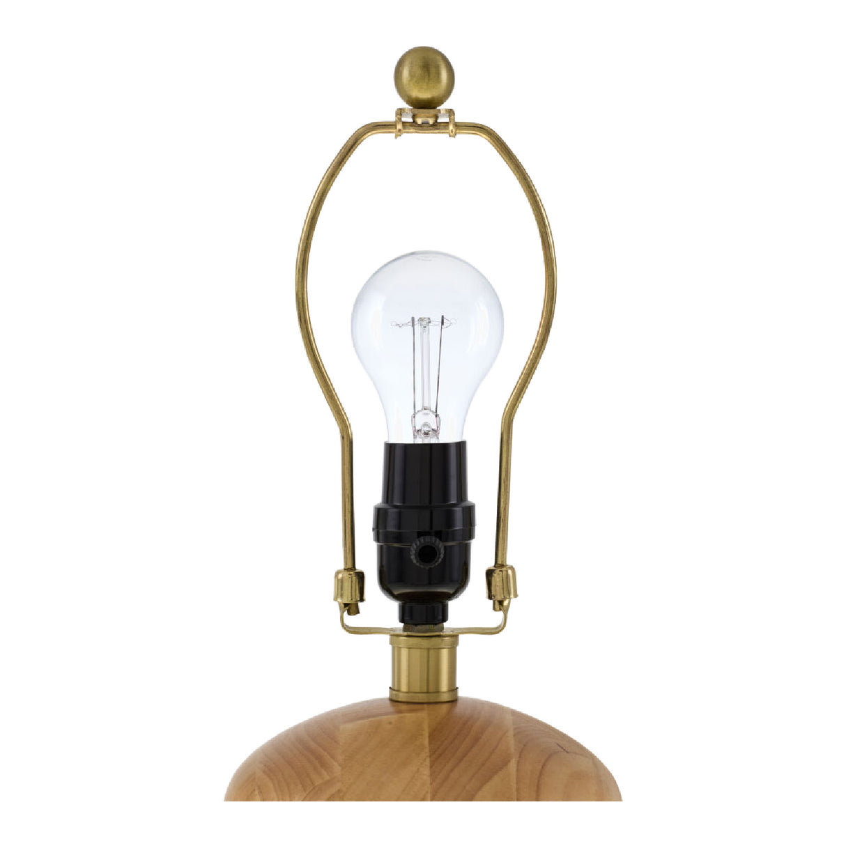   Beige Wood Veneer Table Lamp | Oroa.com