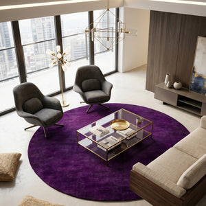  Modern furniture - Hand-Loomed Wool Fringe Round Carpet - www.oroa.com | Oroa.com