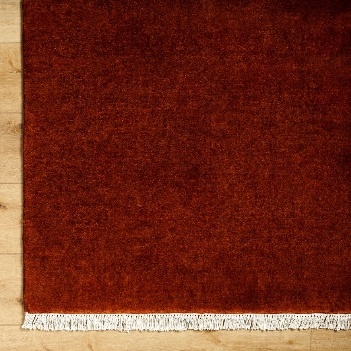   Modern European furniture - Hand-Loomed Wool Fringe Square Carpet - www.oroa.com | Oroa.com
