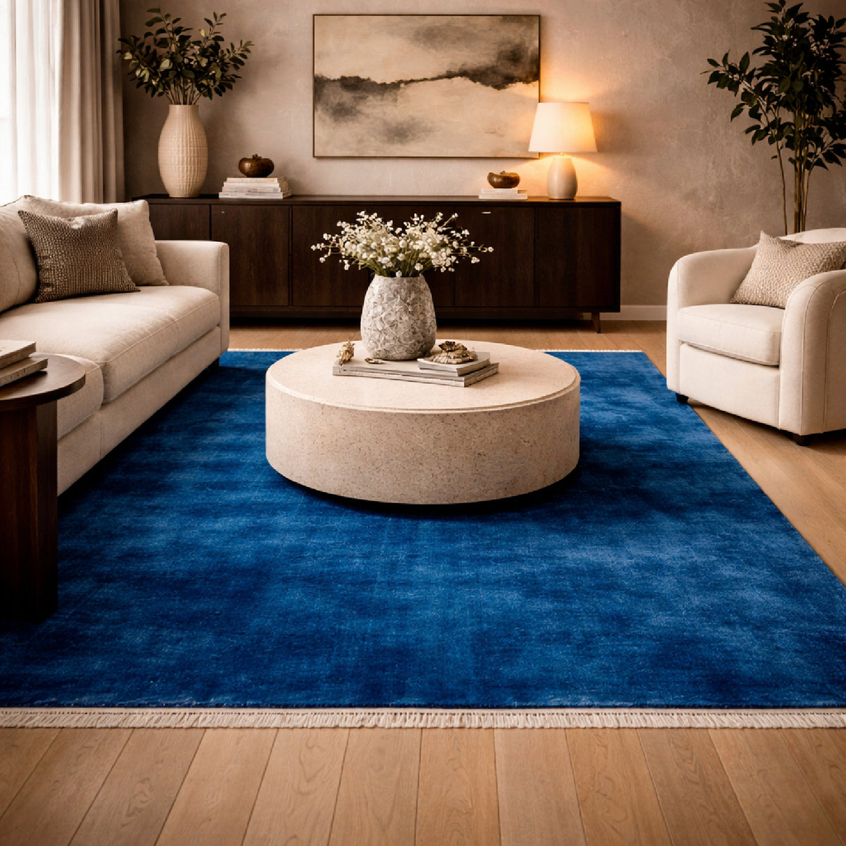   Modern furniture - Hand-Loomed Wool Fringe Table Runner - www.oroa.com | Oroa.com