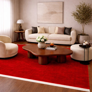   Modern European furniture - Hand-Loomed Wool Fringe Square Carpet - www.oroa.com | Oroa.com