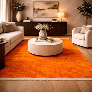   Modern furniture - Hand-Loomed Wool Fringe Table Runner - www.oroa.com | Oroa.com
