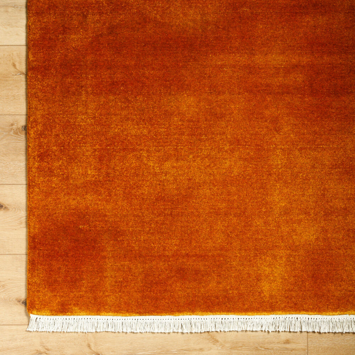   Modern European furniture - Hand-Loomed Wool Fringe Square Carpet - www.oroa.com | Oroa.com