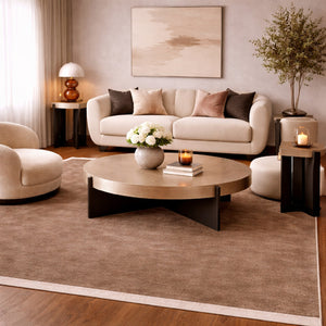  Modern European furniture - Hand-Loomed Wool Fringe Square Carpet - www.oroa.com | Oroa.com