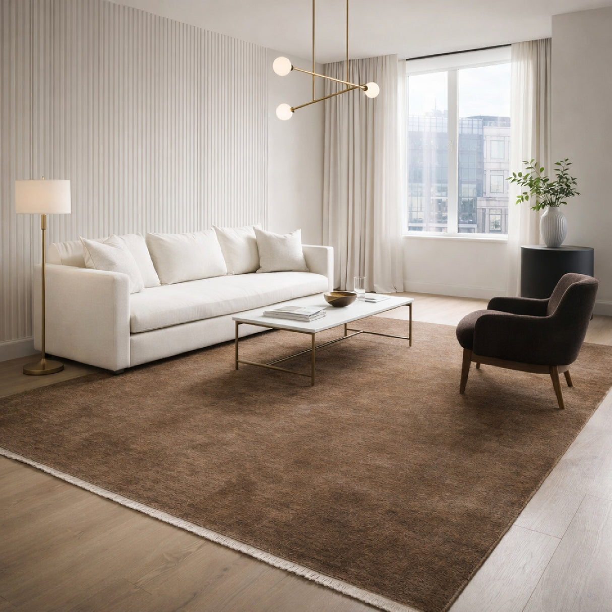   Modern furniture - Hand-Loomed Wool Fringe Carpet - www.oroa.com | Oroa.com