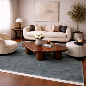   Modern European furniture - Hand-Loomed Wool Fringe Square Carpet - www.oroa.com | Oroa.com