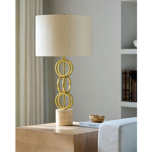   Gold Rings Accent Table Lamp | Oroa.com