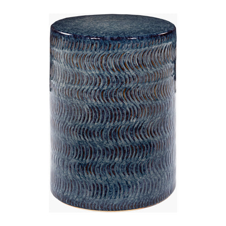   Modern European furniture - Blue Glazed Garden Stool - www.oroa.com | Oroa.com
