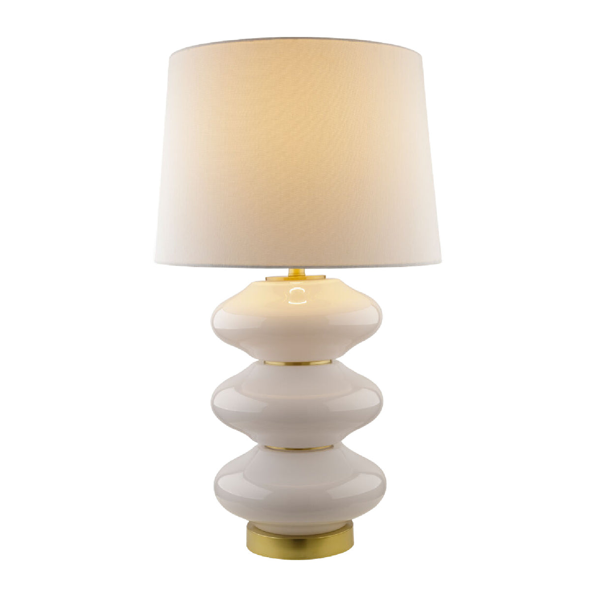   Modern European furniture - White Glass Accent Table Lamp - www.oroa.com | Oroa.com