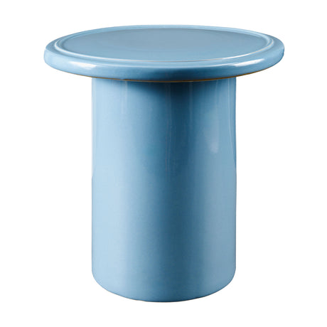   Modern European furniture - Blue Ceramic Outdoor Stool - www.oroa.com | Oroa.com