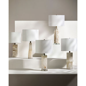   Cream Stone Accent Table Lamp | Oroa.com