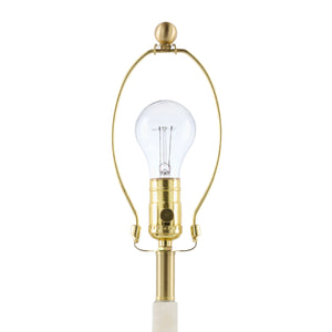   Burnished Cream Stone Table Lamp | Oroa.com