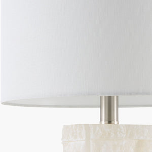   Cream Stone Accent Table Lamp | Oroa.com