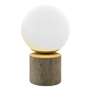   Modern European furniture - White Glass Globe Table Lamp - www.oroa.com | Oroa.com