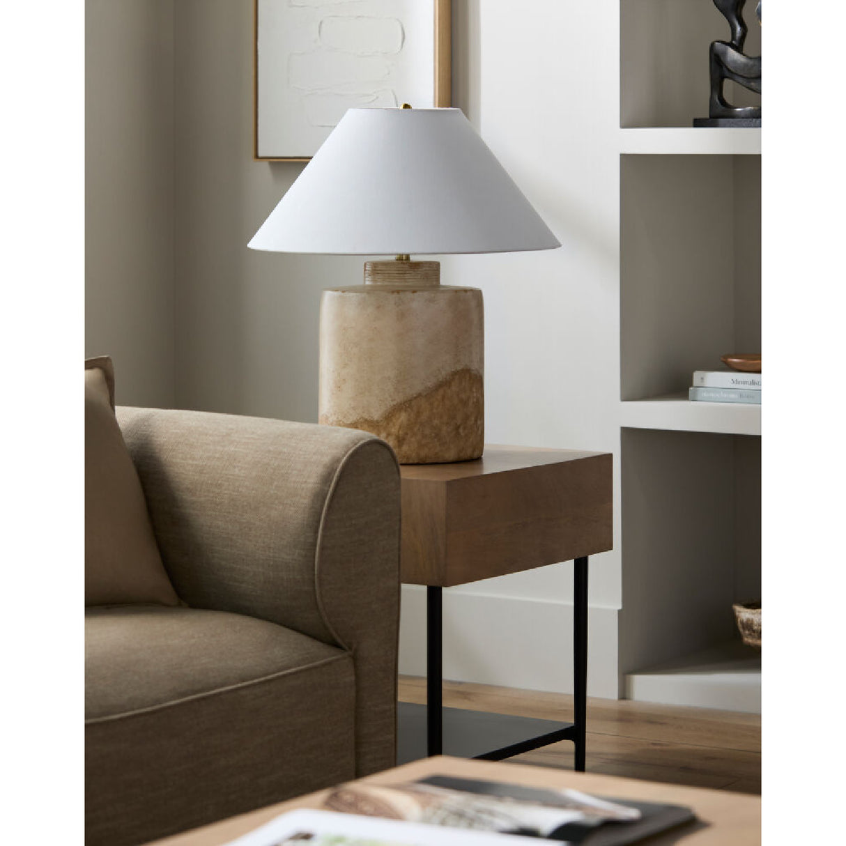   Two-Toned Ceramic Table Lamp | Oroa.com