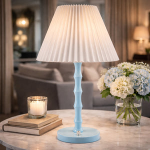   Modern European furniture - Pleated Linen Iron Table Lamp - www.oroa.com | Oroa.com