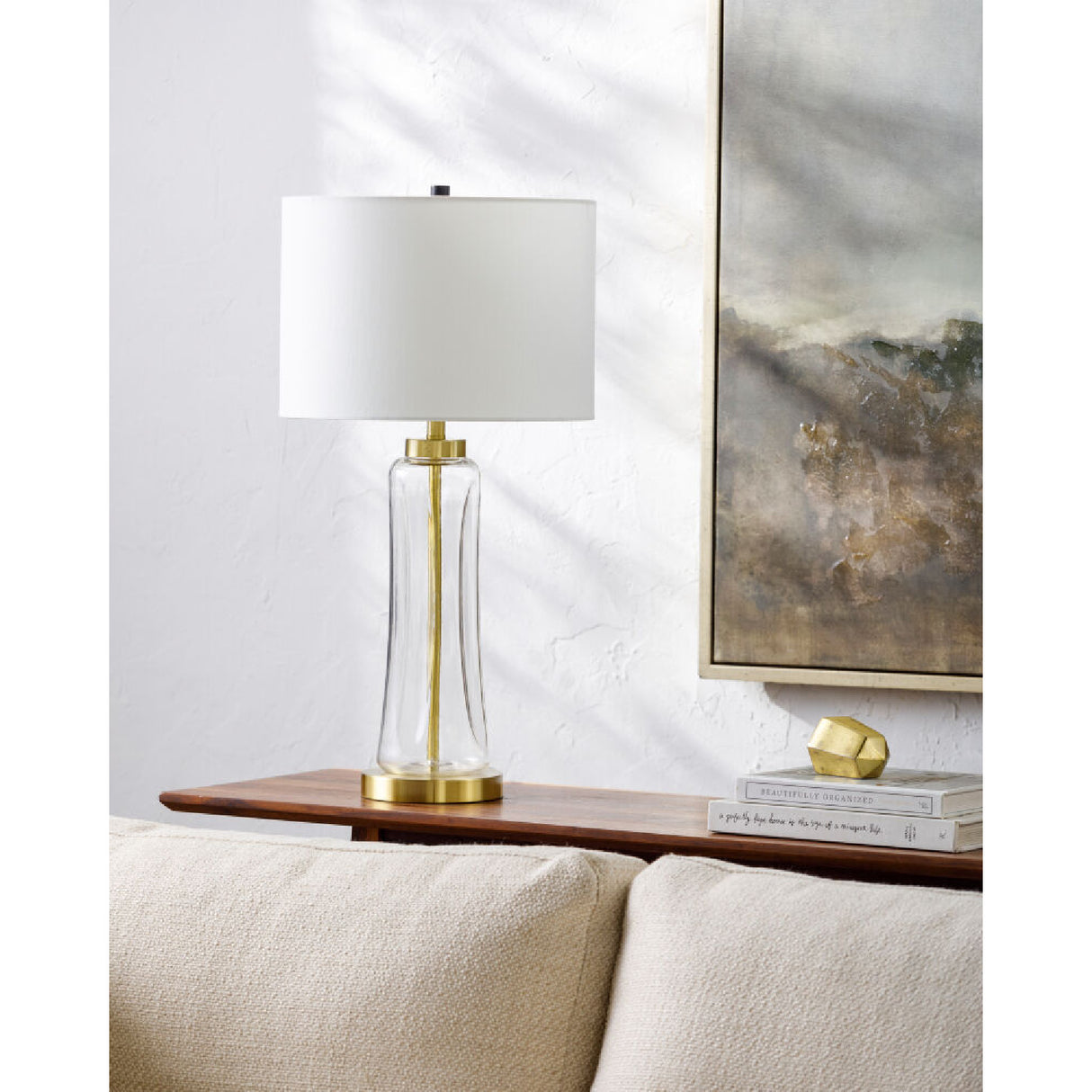   Translucent Glass Cotton Table Lamp | Oroa.com