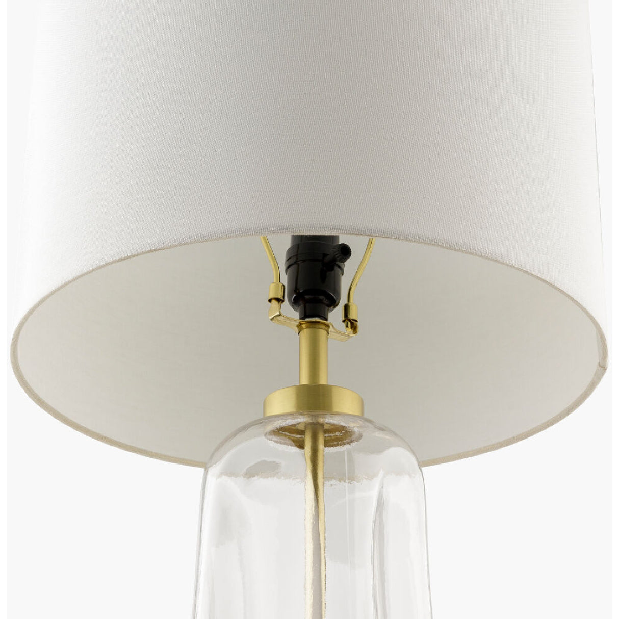   Clear Glass Cotton Table Lamp | Oroa.com